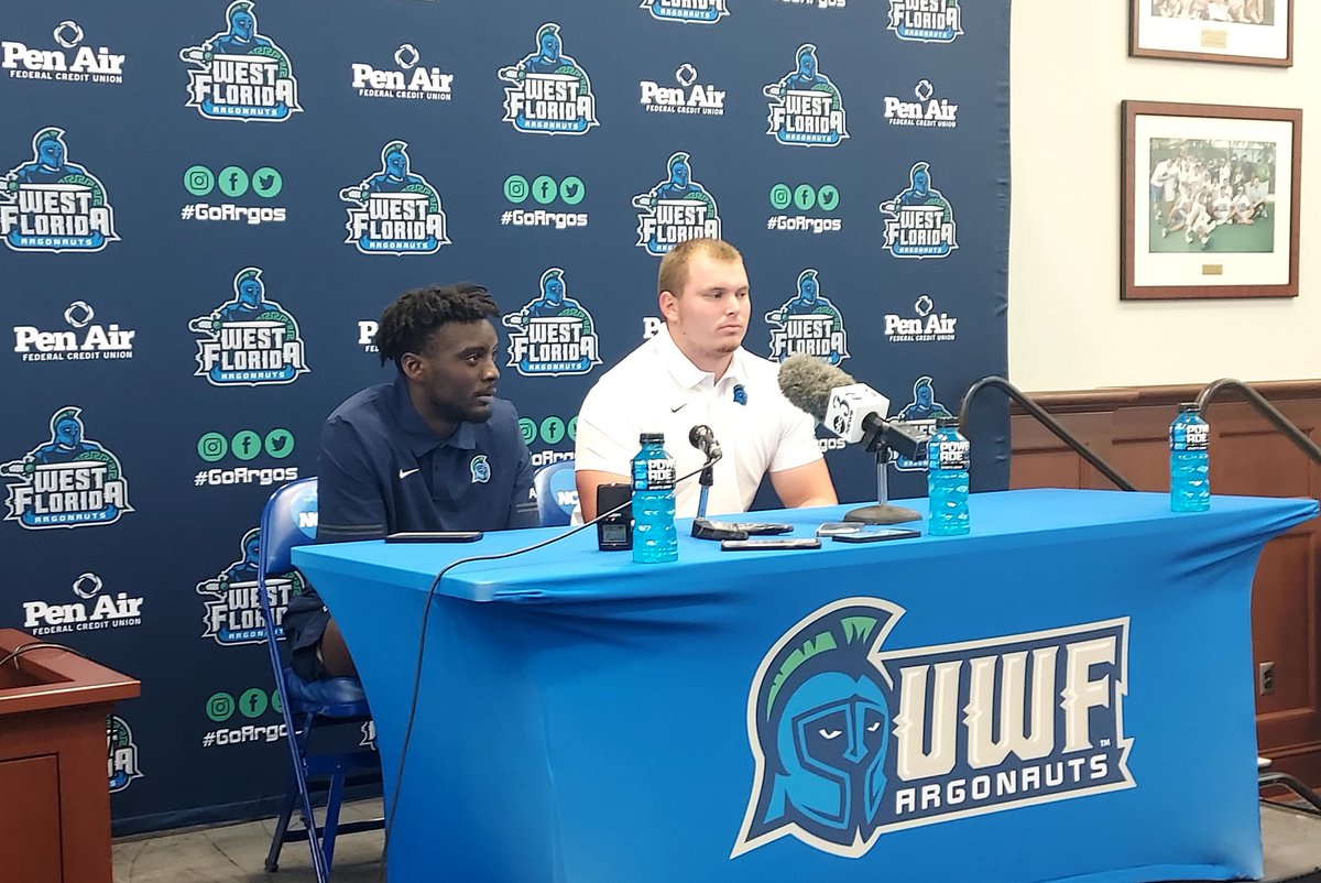 @UWFFootball Media Day @FoxSportsPcola The Fan 101.1FM 1450AM @WPNN_Pensacola 103.7FM 790AM!