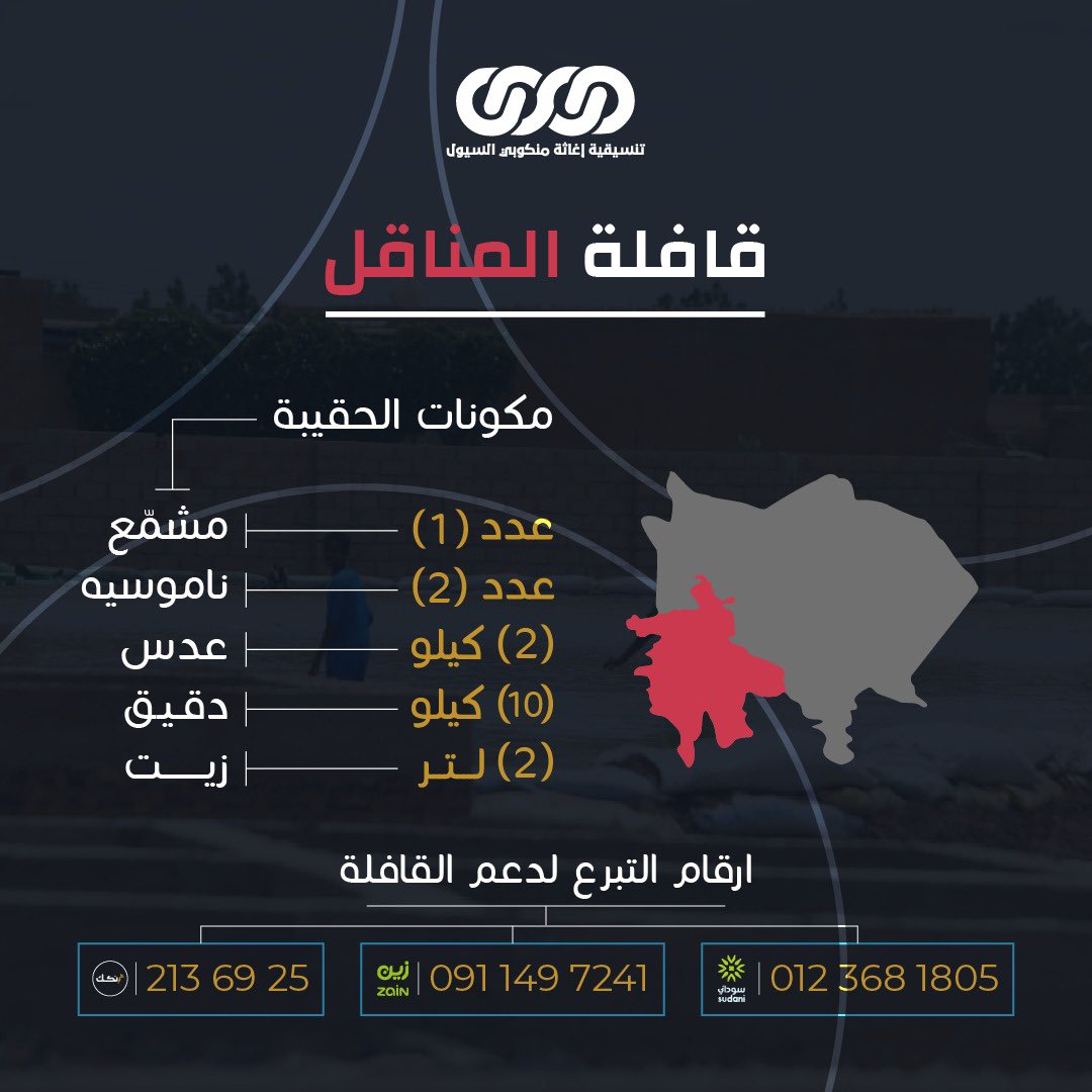 DoriaMohmed's tweet photo. ولاية المناقل من الولايات الاتضررت شديد
رتويت وربنا يعظم الآجر ان شاءالله 💔🥺
الحساب بإسم منظمة ظلال الرحمة الخيريه https://t.co/Kc8GKU24Bm
