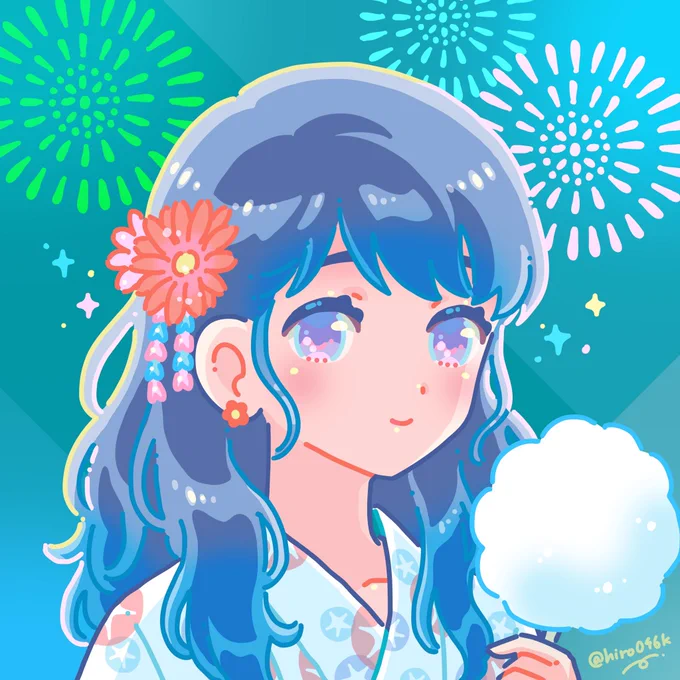 縁日用に何点か準備中…前日までには全部描き終えたい…#NFT縁日 