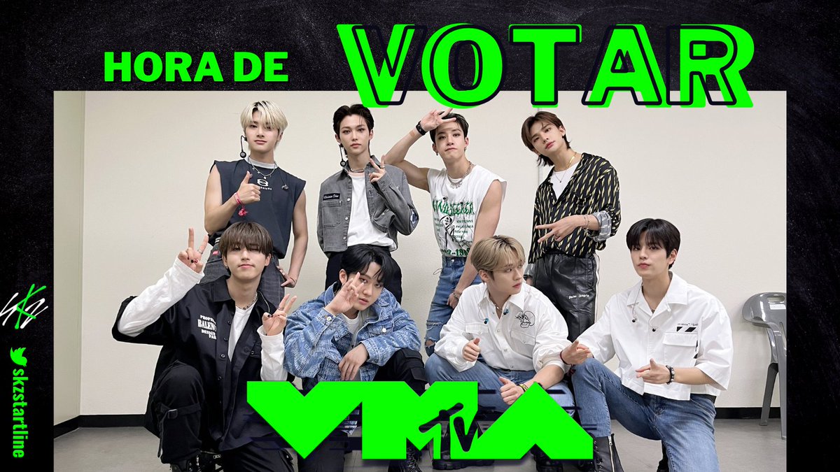 skzstartline's tweet photo. ¡HOLA, STAY! 
Por si aún no haz votado, ¡esta es la señal para hacerlo! 
¡Vamos, sí se puede! 💚

https://t.co/jjiGJO7mJX https://t.co/sYMsovOc5v
