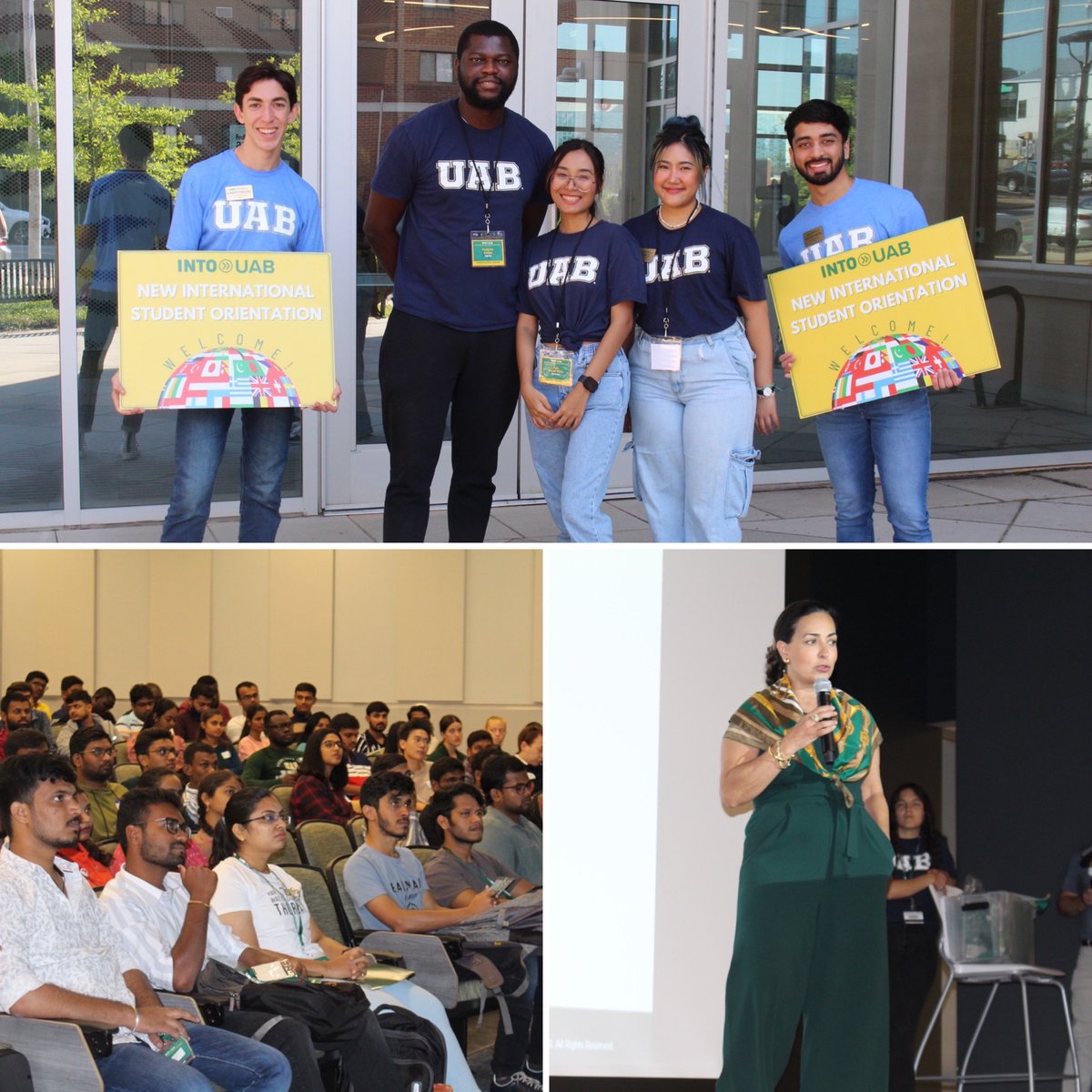 UABintl's tweet photo. Day 1๏ธโฃ of Fall 2022 International Student Orientation was a HUGE success!
๐๐ฝJoin us in welcoming our new #international students to our #UAB family! ๐ฒ๐
@ShadiMartin1
#GoBlazers
#UABOrientation #INTOUABOrientation #Fall2022Orientation #studyabroad2022 #HelloINTO
#INTOFriends https://t.co/dU4DAehENB