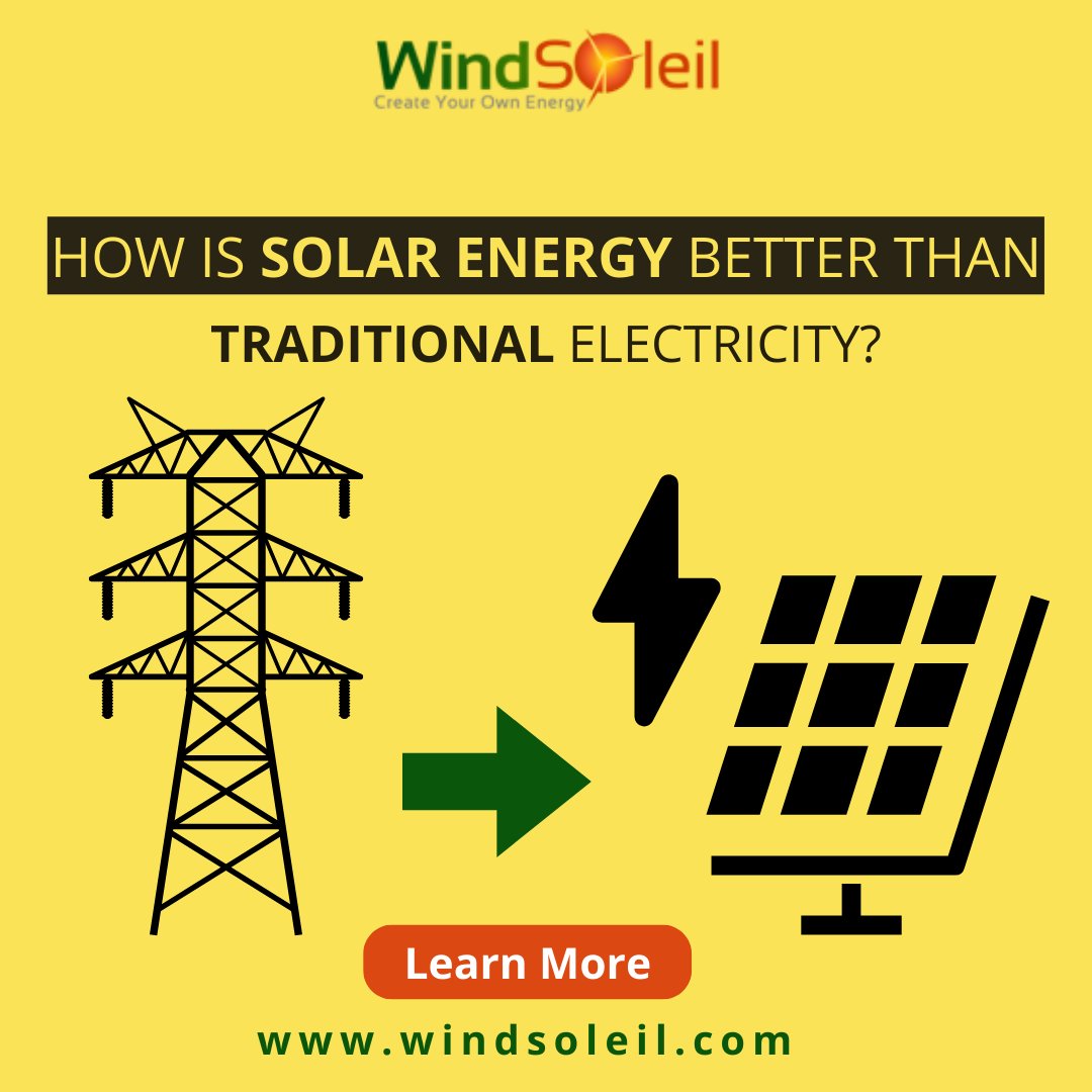 WindSoleil1's tweet photo. Though the capital cost of a PV System is higher than a traditional energy grid system a PV System doesn’t require any maintenance and is easy to use. Moreover, a Solar PV System is a clean and environmentally friendly option for a backup system.

Call us today at (888) 944-5765 https://t.co/wEN95CuZs3
