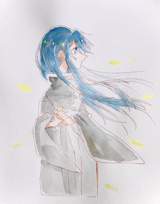 鬼滅キッズだった時の絵でてきた…うまい…。この頃に繋がった相互で今居るの4人…くらいだな… 
