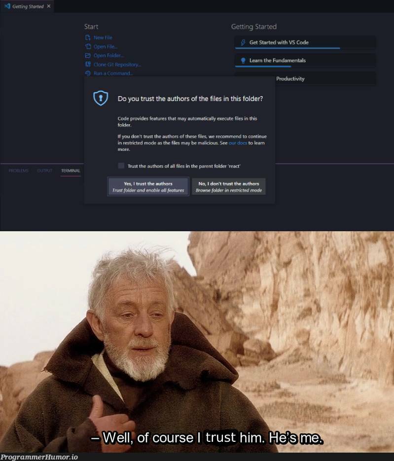 ctrI_c's tweet photo. This new VS Code Update https://t.co/kgdXn2baxX