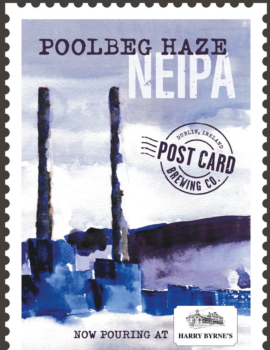 To celebrate Poolbeg Haze now pouring at Harry Byrnes we are having a Brewery night there this Friday from 7pm. Hope you can stop by and say hello!