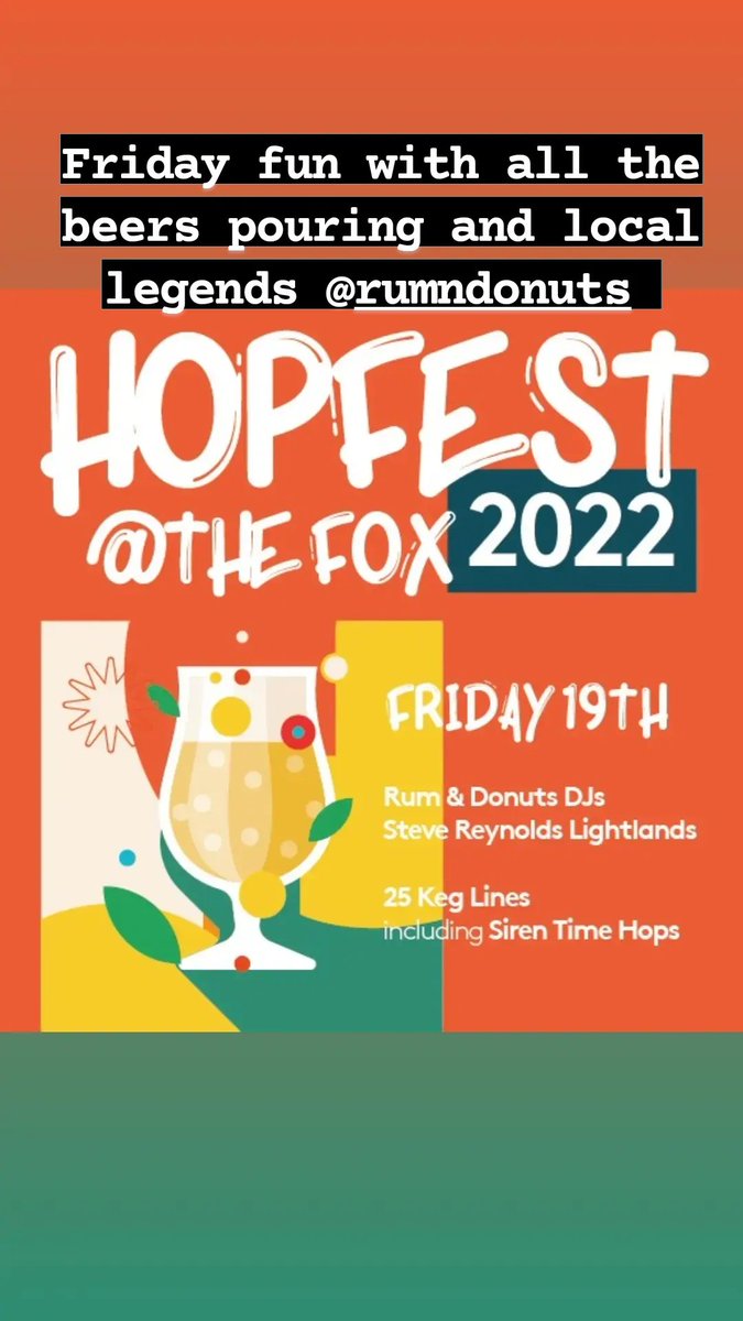 TheFoxBeerhouse's tweet photo. Getting  #hopfest off to a bang on Friday. @chris_dstar https://t.co/eKktUkKXnH