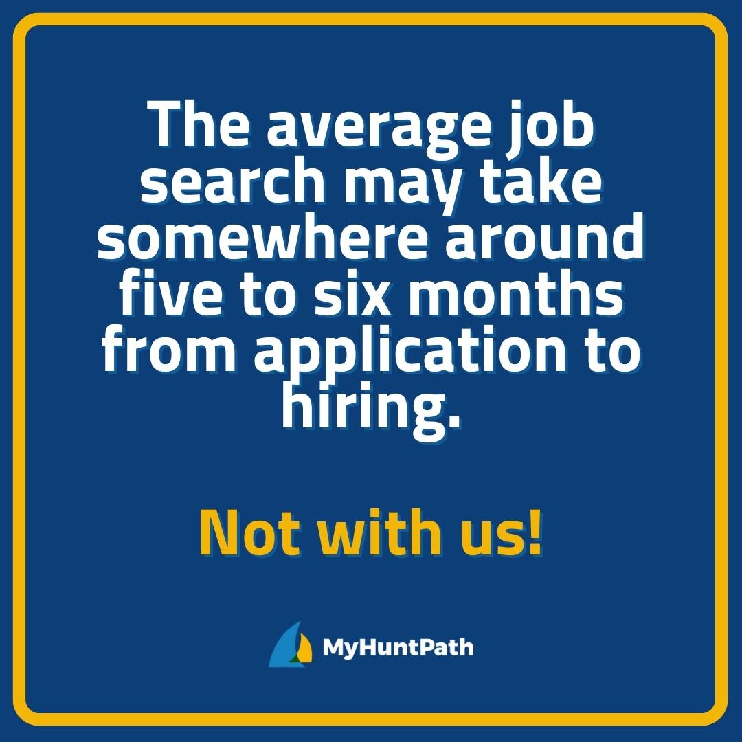 MyHuntPath's tweet image. Getting tired of your repetitive, everyday job search?

The MyHuntPath program can help you find your direction, get a head start on finding a career you love, and ultimately land you that dream job!