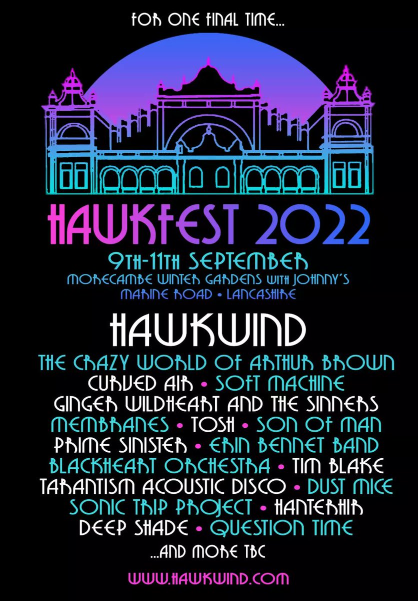 EBBband's tweet image. Super chuffed to announce @EBBband (here listed as Erin Bennett Band 😃) will be playing #Hawkfest 2022 with the epic Crazy World of Arthur Brown and jazz legends Soft Machine!

#progrock #artrock  #progtothepeople #prog #livemusic #livegigs #music #Hawkwind #festivals #musicnews