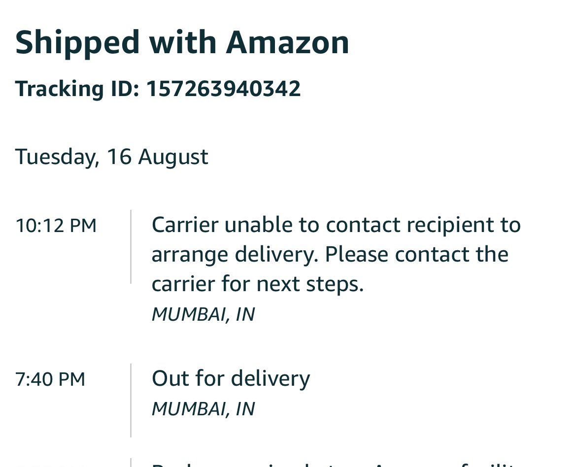 lenrox's tweet image. Same day another fake attempt to deliver by @amazonIN. A missed call from delivery. It rang literally for a second. At 10pm. Way past the 9pm deadline. Incidentally while speaking to Amazon customer care. Then says unable to contact customer. #FakeAmazon #Embarrassing @JeffBezos