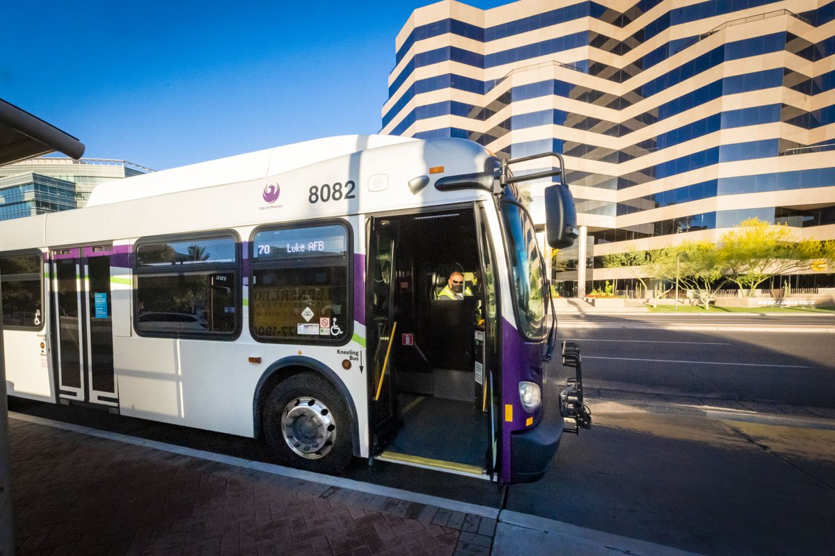PhoenixMetroBus's tweet photo. #PhoenixPublicTransit is paving the way to a greener future! 📢
@FTA_DOT awarded us a $16.3 million grant for green (low & no emissions) buses and supporting infrastructure. This will equip our fleet with even cleaner transit vehicles!
🔗https://t.co/beT82cWCdT #PHXNewsroom https://t.co/sVTS6KscVB