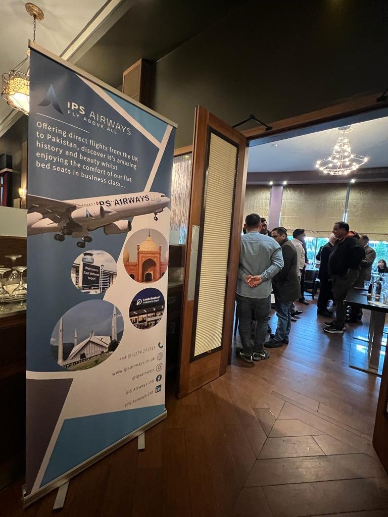 IpsAirways's tweet photo. Here are some shots from an introductory event held at Aagrah Midpoint in Bradford with travel agents across West Yorkshire.✨✈️
#IPSAirways #IPS #FlyAboveAll #AirlineCompany https://t.co/ZmBFJssEla