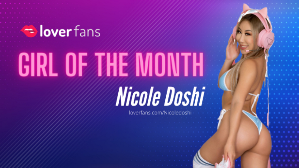 XBIZ's tweet photo. Nicole Doshi Named LoverFans' August 'Girl of the Month' @nicoledoshi https://t.co/ecxHimSVCy https://t.co/Hn9Wn3VZGM
