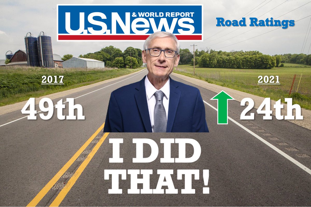 SenChrisLarson's tweet photo. .@GovEvers promised he'd #FixTheDamnRoads. Despite Republicans fighting his agenda every step of the way, he's delivering on that promise. https://t.co/3ZWGQH6xg3