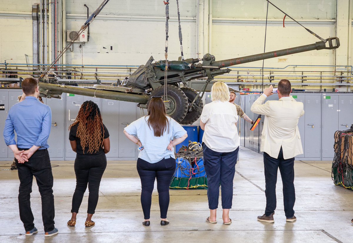 RAFBenson's tweet photo. Members of staff from the London-based RAF Club visited RAF Benson yesterday, for an insightful day into the functional areas of a RAF Station, with well over 100 years’ experience at the Club between the current team, they had previously never been on a RAF Station. @TheRAFClub https://t.co/LTc6KUb0hs