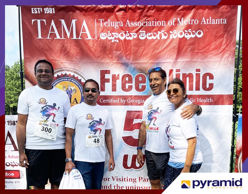 PyramidCiGlobal's tweet photo. Supporting one another along the way! 🏃♀️✨#WalkforCause
@PyramidCiGlobal took part in the TAMA Free Clinic #5KWalk 2022 as a #signaturesponsor on Aug 13 at Newtown Park to strengthen the community and promote health and well-being. ☘️
Thanks to @TAMA_Atlanta
#PyramidCares https://t.co/1tTbtEHzGn