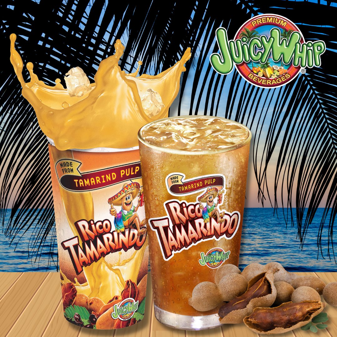 JuicyWhip's tweet photo. We use real tamarind pulp to create a Vitamin C enriching beverage that is tangy n' sweet, and authentically flavored.

#JuicyWhip #LaVerne #HispanicBeverages #HispanicDrinks #FruitDrinks #Horchata #RicaHorchata #AguasFrescas #Jamaica #Tamarindo #JuicyWhipBeverages https://t.co/b20UpszT2j