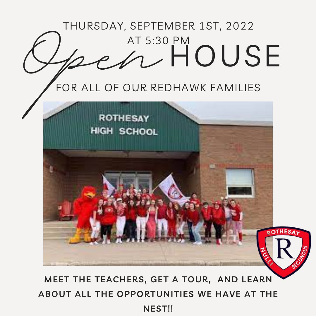 RothesayHigh's tweet photo. All are welcome! See you at the Nest! ❤️🪹🤍 https://t.co/43RnGDGjDE