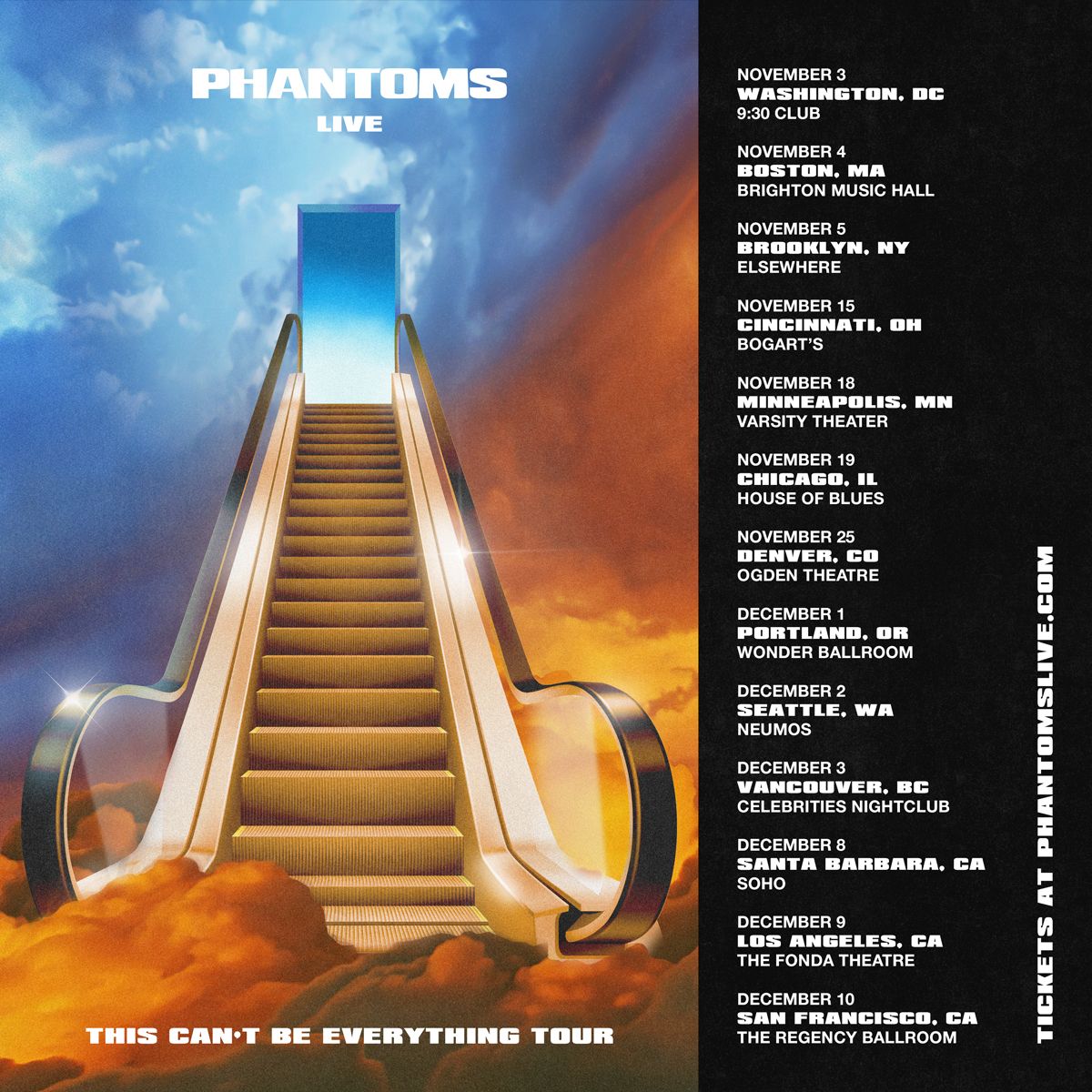 phantoms's tweet photo. THE LIVE SHOW IS BACK! Sign up on our email list below to get EARLY ACCESS to our artist presale on Thursday.

https://t.co/snMepMk6rC https://t.co/iPLVcf6MCu