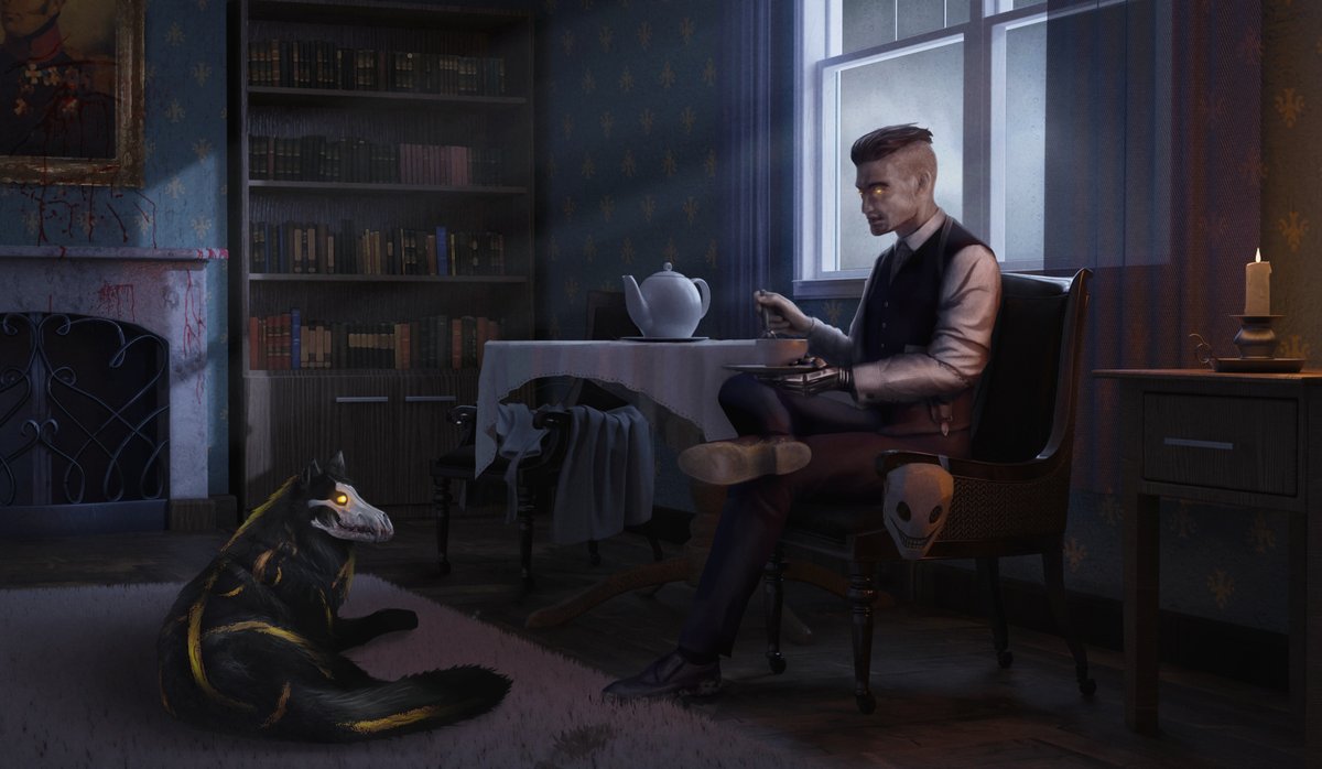 Overcastle's tweet photo. Illustration of one book: https://t.co/YdYUyFzN5T