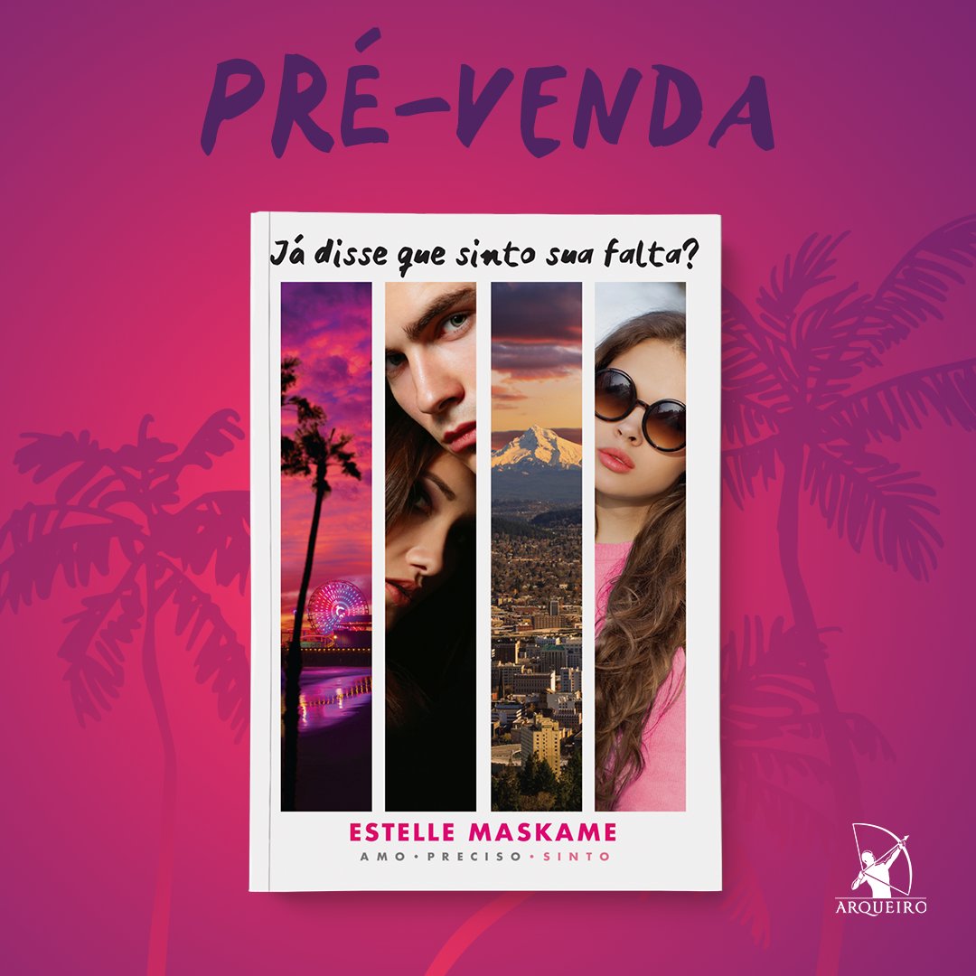 editoraarqueiro's tweet photo. #VemAí #EmSetembro

🗣 "Já disse que sinto sua falta?", o tão aguardado e emocionante final da trilogia de #EstelleMaskame está em pré venda.

📍 Lançamento: 6/9.

Amazon: https://t.co/r4Cl7bzTt1
Submarino: https://t.co/Z2tzSW7XIL

Conheça a trilogia: https://t.co/luhhp3I6Bn https://t.co/jd28XoipBU