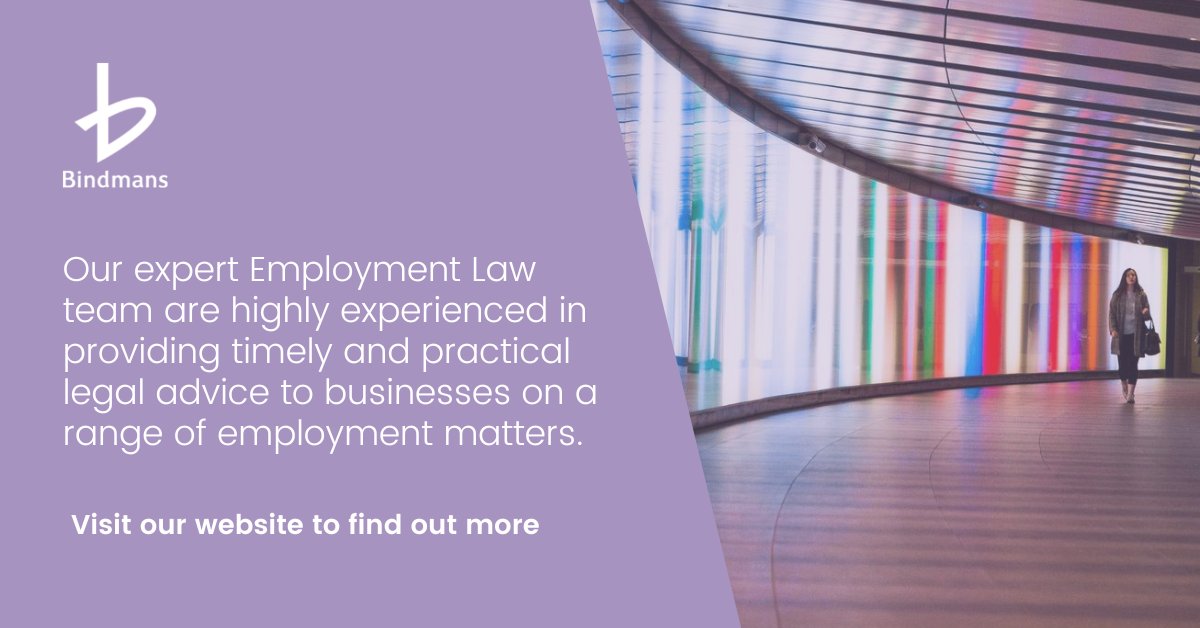 Employment law cases are often complex and delicate, we take pride in representing employees from all work sectors on a range of issues

Read more about our services here: bindmans.co/3yMNOZS

<a href="/BindEmp/">Bindmans Employment</a> #UKemplaw