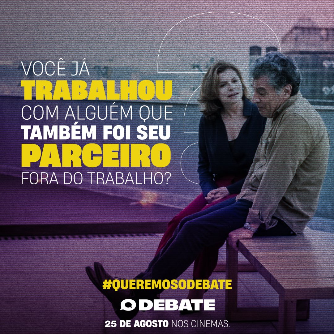 ODebateOFilme's tweet photo. Pessoal e profissional não se misturam, certo? Não é isso que pensam Paula e Marcos. 

Mas a gente quer saber de você: é possível conciliar um relacionamento com a carreira? 

#GirosFilmes #SulAudiovisual #QueremosODebate https://t.co/sqagU1NE1B
