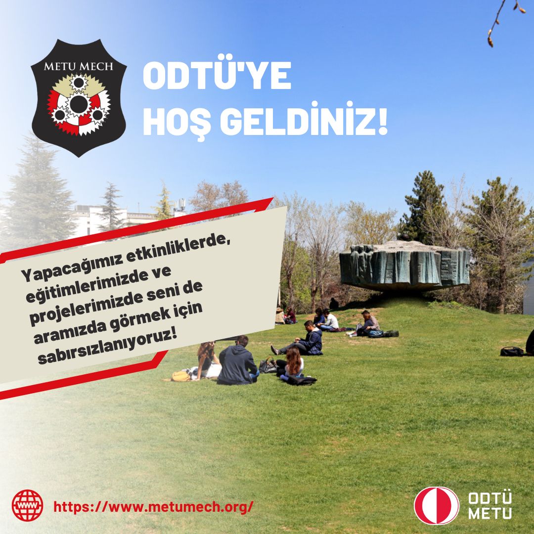 metumech's tweet photo. ODTÜ'ye hoş geldin!

Uzun bir sınav maratonunun ardından evine ulaştığın için seni kutluyor; gelecek dönemde yapacağımız etkinliklerde, eğitimlerimizde ve projelerimizde seni de aramızda görmek için sabırsızlanıyoruz!🥳🥳🎉🎉 https://t.co/HiitacWpHv