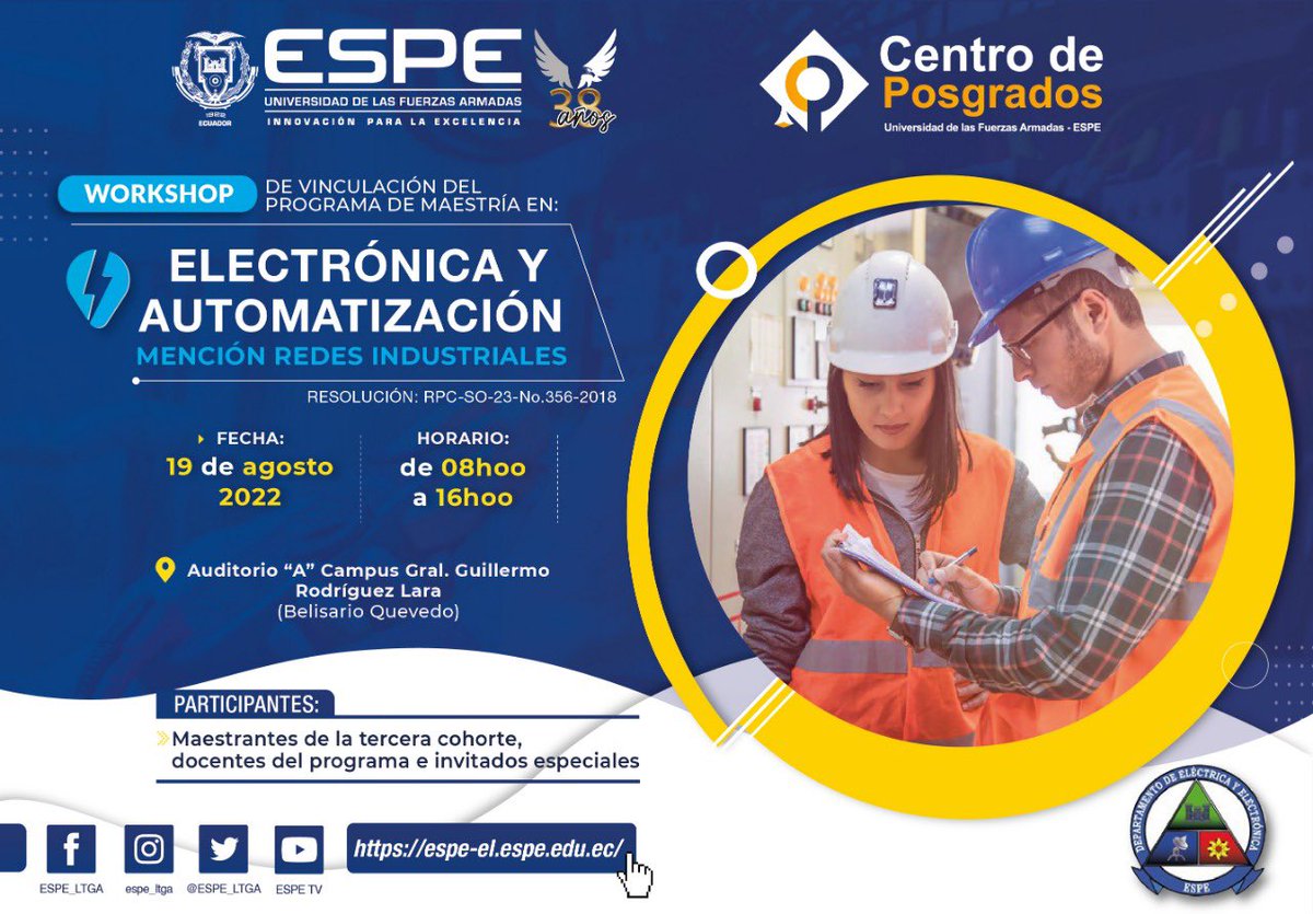 📌Workshop📌 #YoSoyESPE #38𝙖ñ𝙤𝙨𝙨𝙚𝙙𝙚