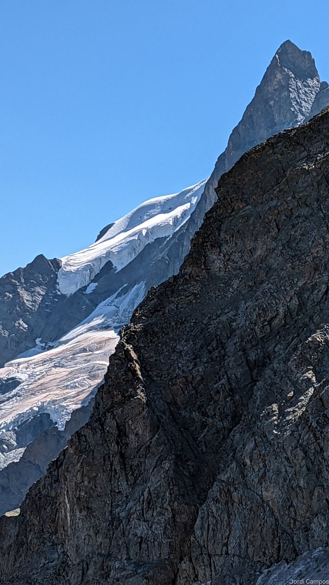 jordicampos's tweet photo. Aixó sí, quin espectacle! La Meije! 3983mts! Sensacional!Les dues primeres imatges des del Col des Ruillans, la tercera des de la estació intermitja del 🚡 cota 2400mts. Per acabar darrera la Aiguille du #Goleon i #Arves el #Montblanc i les #Jorasses https://t.co/7u1VGbknpJ