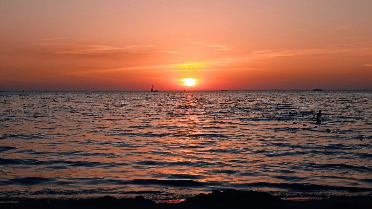 Анапа море закат