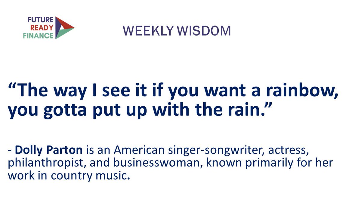 This week's #WeeklyWisdom.