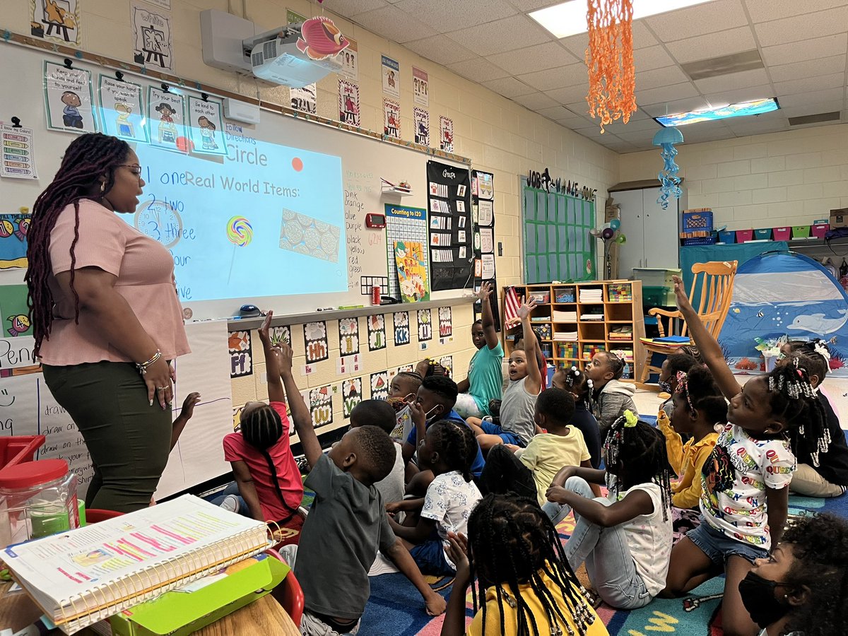 MsEason14's tweet photo. Kindergarten was having a blast in math today! Love to see the excitement and engagement! Excited to be working alongside these amazing kindergarten teachers in math this year! @SLLewisES @SheralynShepard @MakingMath_WORK https://t.co/nzCxDQAIMj