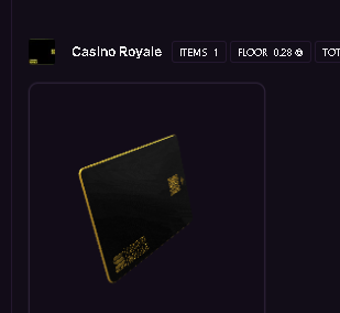 NgMartins1's tweet photo. @CasinoRoyal3NFT @HighRollerHC LFGOOOO!! @CasinoRoyal3NFT to the moon https://t.co/U3GWLdMzoX
