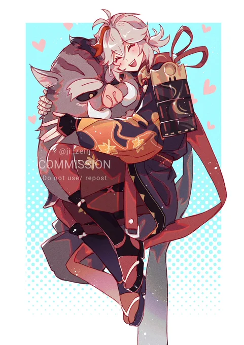 Commission for @/hissthemovie #Kazuha #Commission 