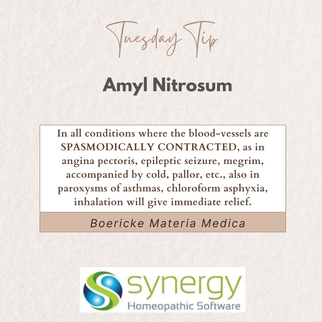 SynergyHomeoInd's tweet photo. #TuesdayTip from #synergyhomeopathicsoftware
#homeopathypractitionerindia #homeopathycourses #synergyhomeopathicsoftware #synergyhomeopathic
#shs #vitalquest https://t.co/dRTBNYyn7P