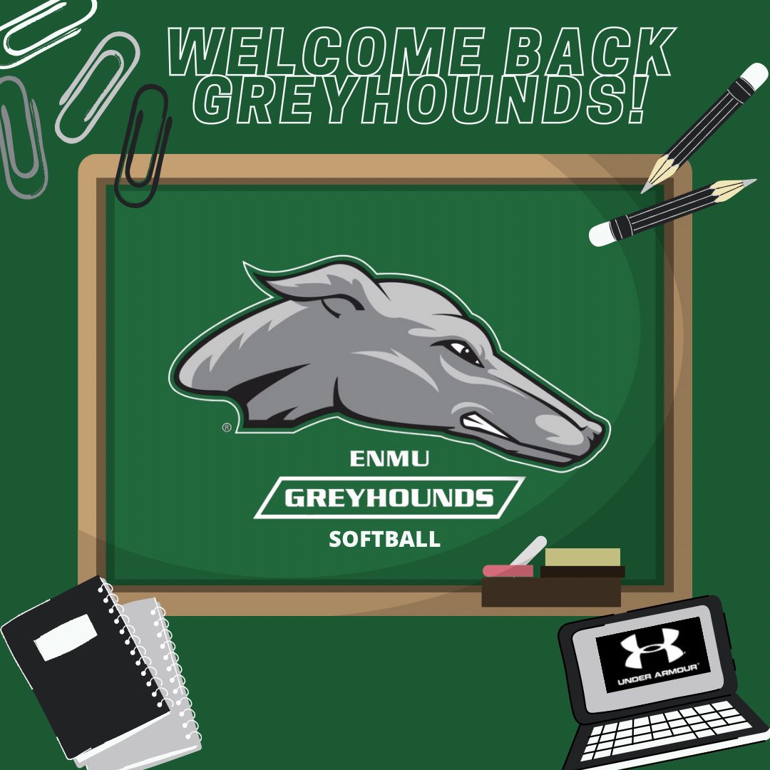 ENMUSoftball's tweet photo. Welcome Back Greyhounds! ENMU Softball would like to wish everyone a safe and successful academic year! #ALLIN #enmuathletics #ENMUSB
πΎππβοΈ https://t.co/hiDqbV6e97