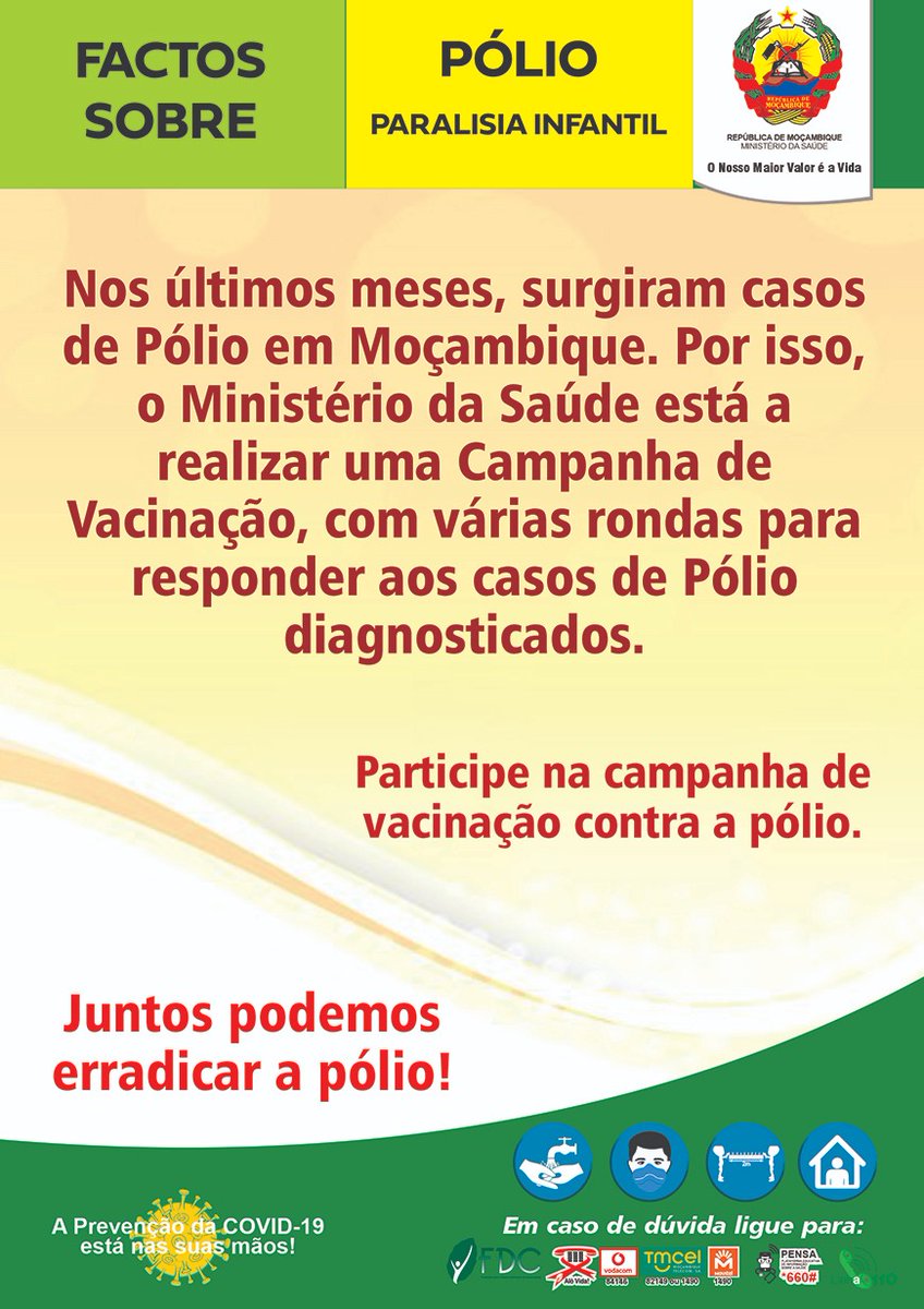 SaudeMisau's tweet photo. "Criança vacinada, Criança saudável!"
#MISAU
#PAV
#VacinaçãoContraPólio
#QuartaRonda https://t.co/zoplRqiUUj