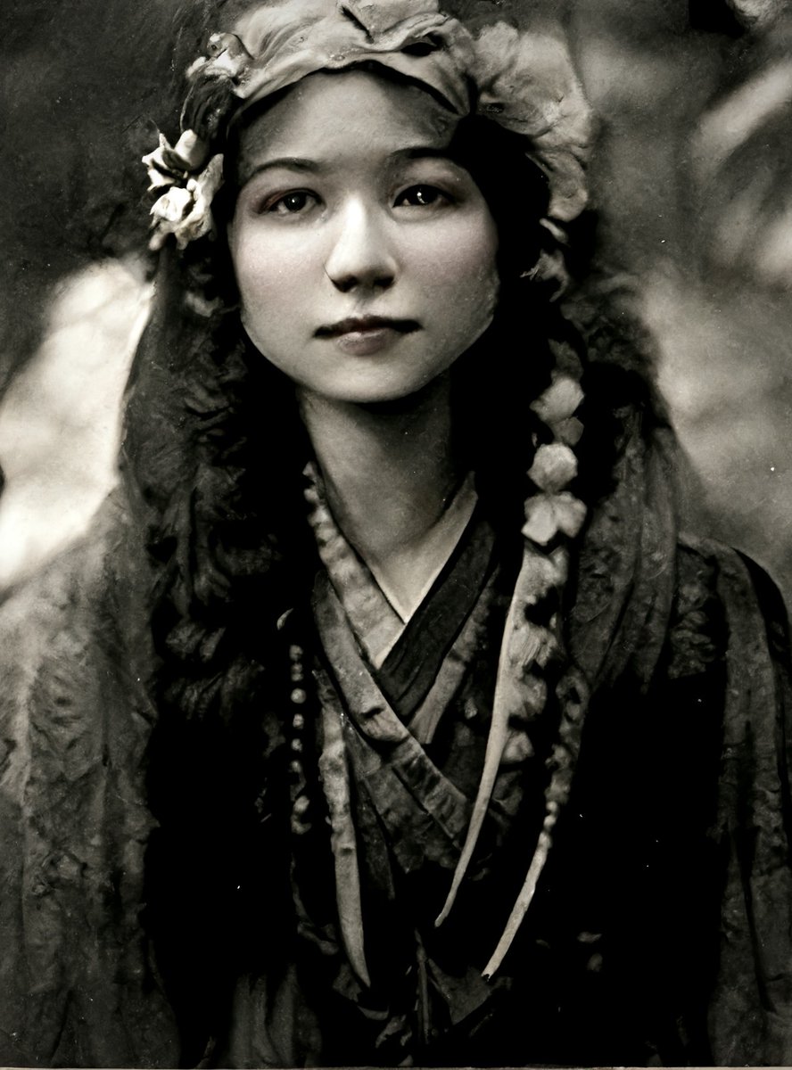 NeuralSeed's tweet photo. @clairesilver Hi Claire, 
Last minute submissions from my black and white portraits. 🌼 #ClaireAIContest https://t.co/q7pXZ8BbWL