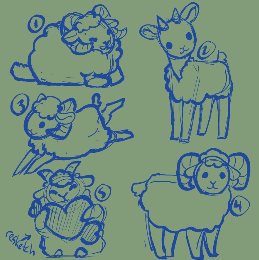 I'm still emotional, but I felt I should share the linearts for the Sheep Pile messages and the base of the veadotube sheep for Welcome Back, Shepherd #Comfydants
Y'all did so good, I will be going through every sheep I love them so much <3