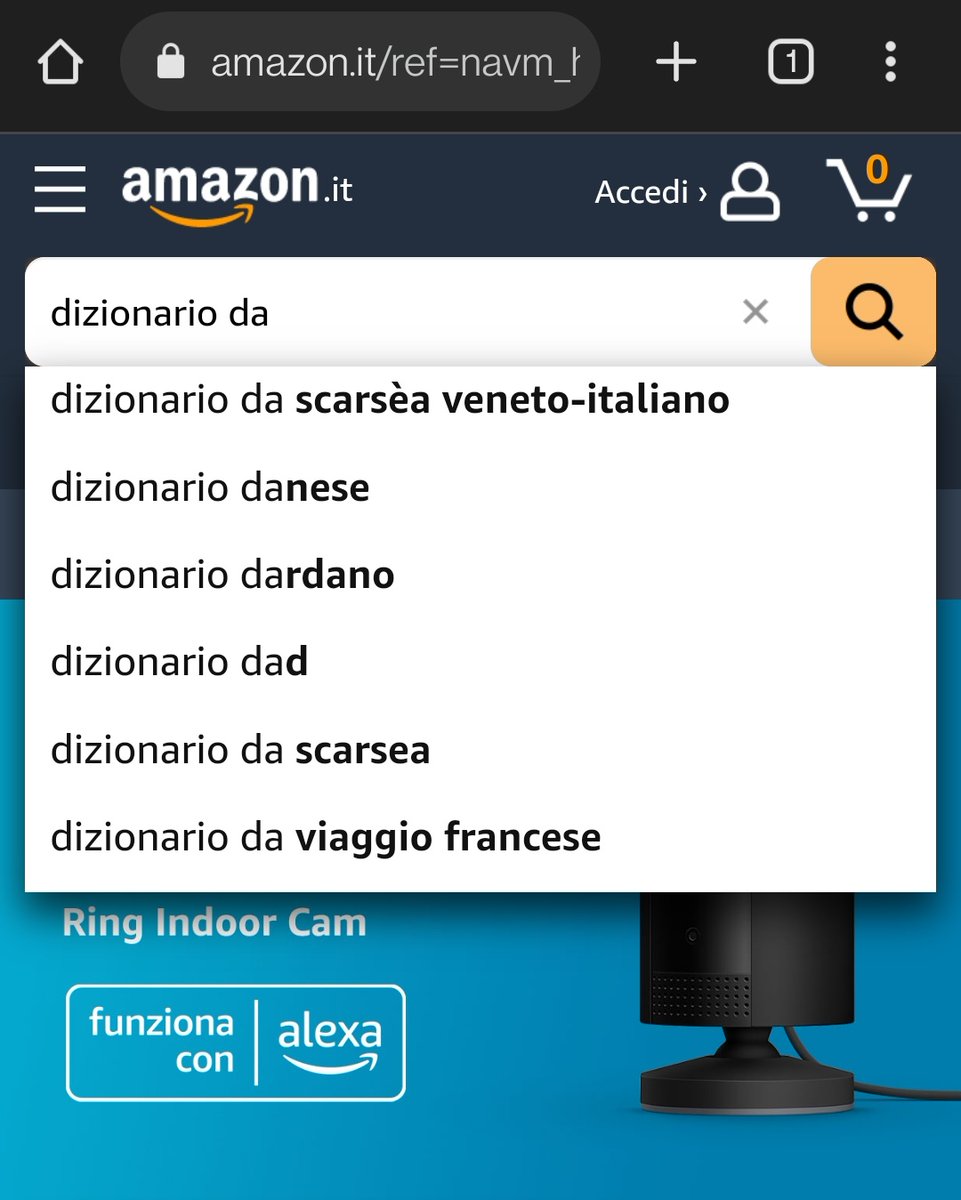 Perle su <a href="/AmazonIT/">Amazon.it</a>: il dizionario da scarsèa #veneto