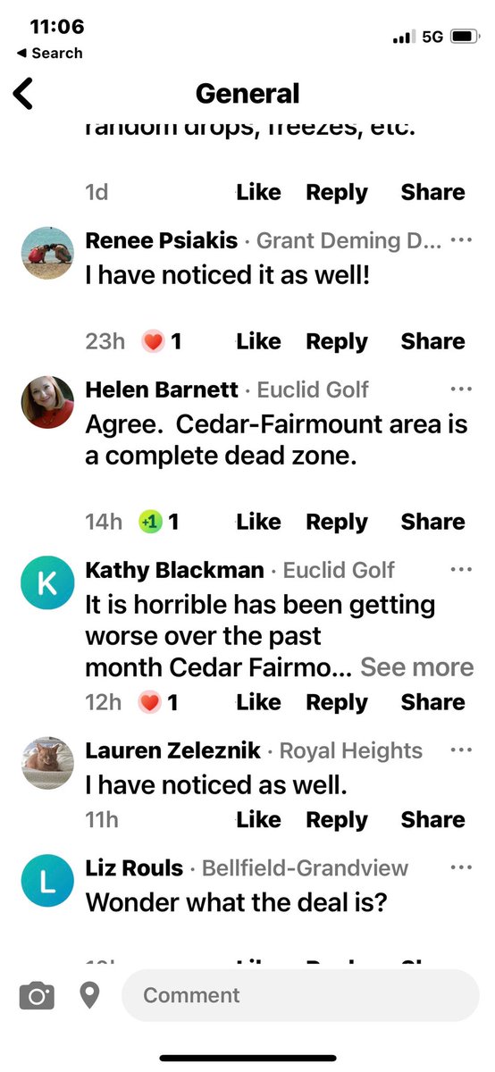 sarahrouth's tweet photo. @Verizon @VerizonSuport It’s not me, it’s you. So troubleshooting isn’t gonna cut it. Take a look at what my neighborhood is saying. https://t.co/jUWXXeYHNm