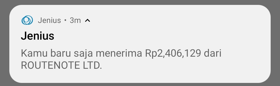 andrfatk's tweet photo. Jst for your info
cma mw ngasih tw,withdraw dr @routenote langsung ke @JeniusConnect @lifeatbtpn tryt bisa guys, baru aj msuk td
Ini prtm kali y,smnjk kemarin PayPal dblok jd ketar ketir,alhasil cari alternatif lain,dan alhamdulillah lancar dg cara ini
btw bth 2 hari utk bs msuk https://t.co/9Z8HhelgWC