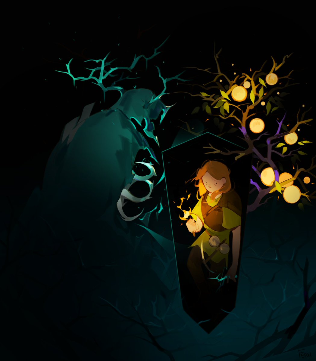 「[ Warden approaches ]#minecraft #minecra」|fernのイラスト