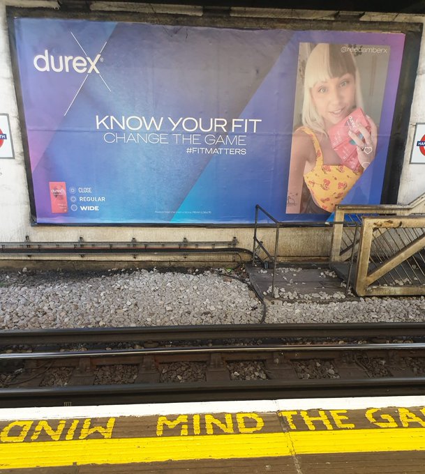 Have you seen my condom loving face around on bus tops and train stations in @durexuk new campaign? Its<a href="/tag/knowyourfit"class="tags"><span>#knowyourfit</span></a>