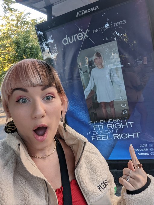 Have you seen my condom loving face around on bus tops and train stations in @durexuk new campaign? Its<a href="/tag/knowyourfit"class="tags"><span>#knowyourfit</span></a>