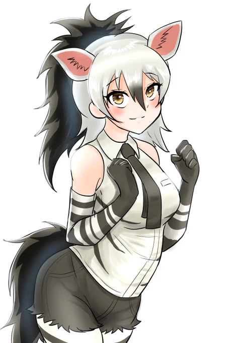 #けものフレンズ版深夜の真剣お絵描き60分一本勝負アードウルフ(80min) 
