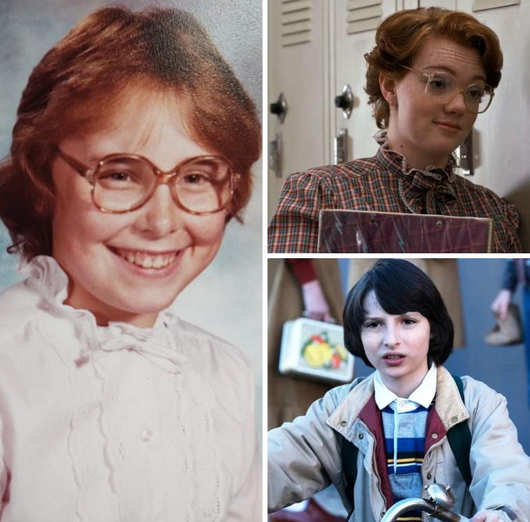 MisereLovesCo's tweet photo. For anyone wondering how accurately Stranger Things depicted 80's kids- this is me at 8 or 9, otherwise known as the year I cosplayed as Barb and Mike's love child for my school picture. Uncanny. 😂 https://t.co/6b3zubaQCD