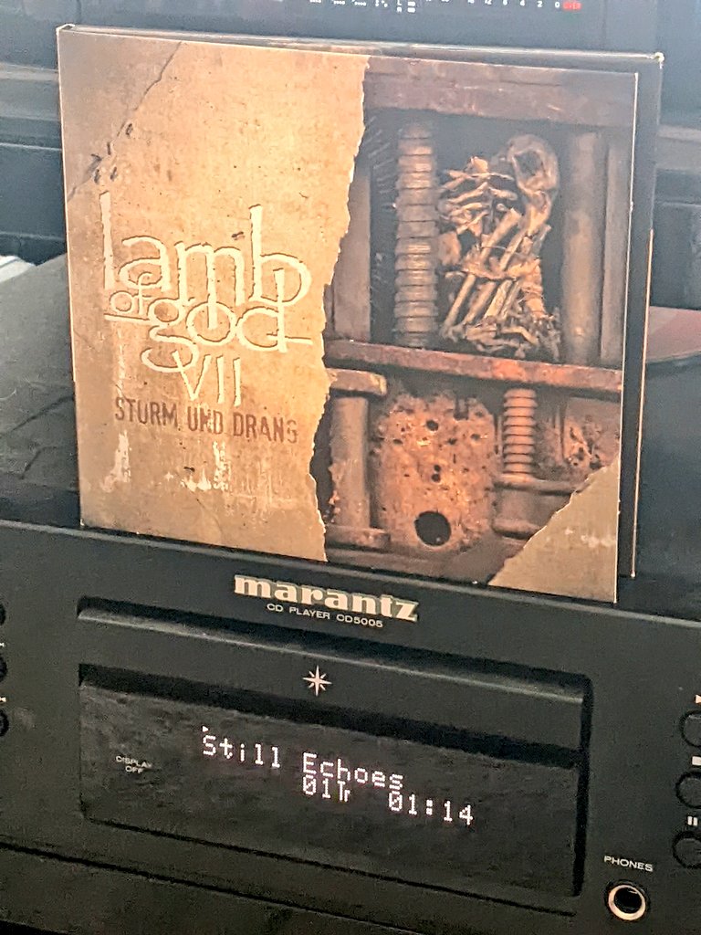 StillZos's tweet image. #NowPlaying️ Lamb of God - VII: Sturm Und Drang, 2015

#fiveonetwo #myhandsarepaintedred