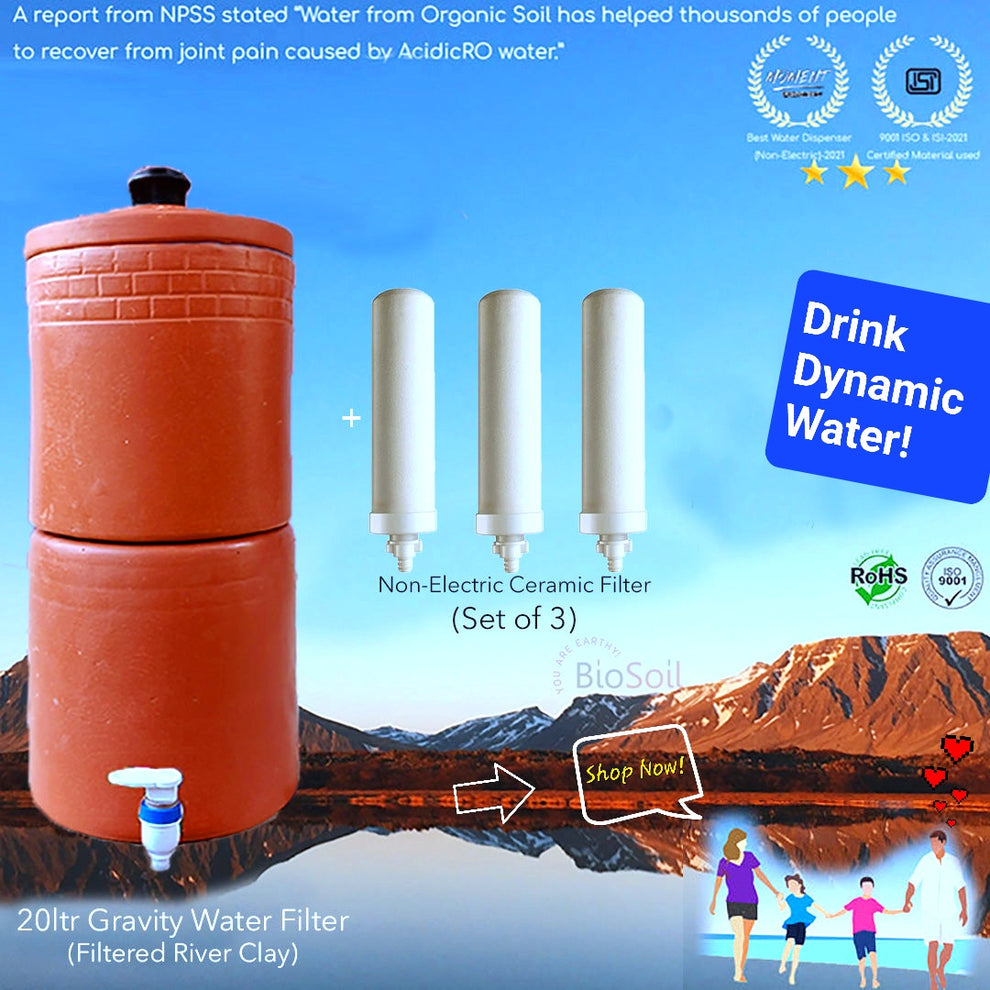 biosoil_ind's tweet photo. "You get pure &amp; natural water from BioSoil Ganga™ Alkaline Clay, Relative Gravity Technology Water Filter for your home"~NPSS India💯
Trusted by thousands of families🤝 Shop for your home now-👍
https://t.co/HHT1WhHGYu https://t.co/1tTkCofGMW