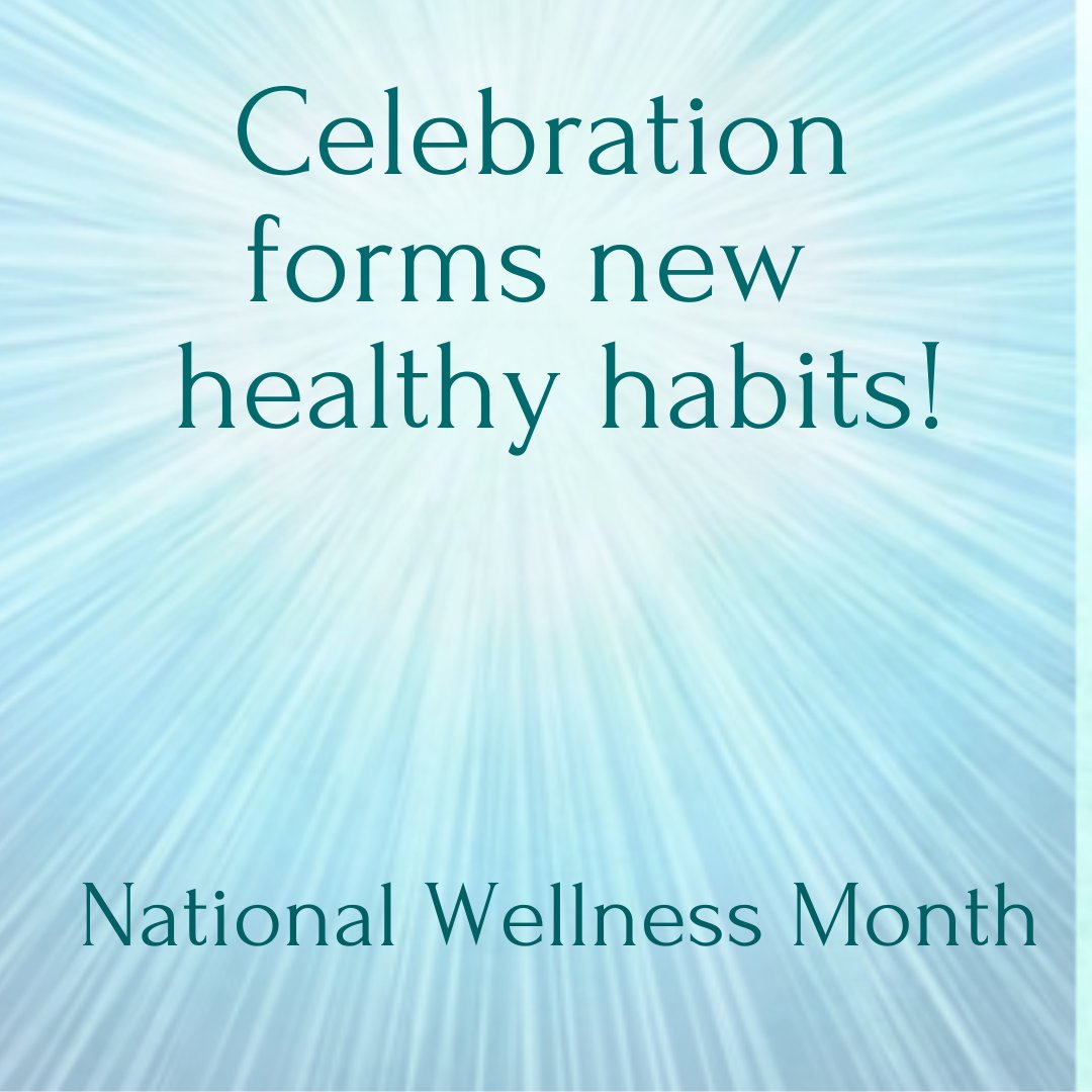 August is National Wellness Month. If you’re trying out a new habit, be sure to celebrate doing whatever change you’re making, no matter how small. Positive emotions rewire your brain with the reward hormone dopamine. 
#wellness_month #wellness #healthspan #wellspan #tinyhabits